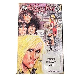 Mötley‎ Crüe Cassette Single 1990 Don't Go Away Mad + Rattlesnake Shak